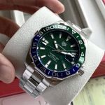 High Quality Tag Heuer Replica GMT SS Watch Green Face 43mm Men's Watch
